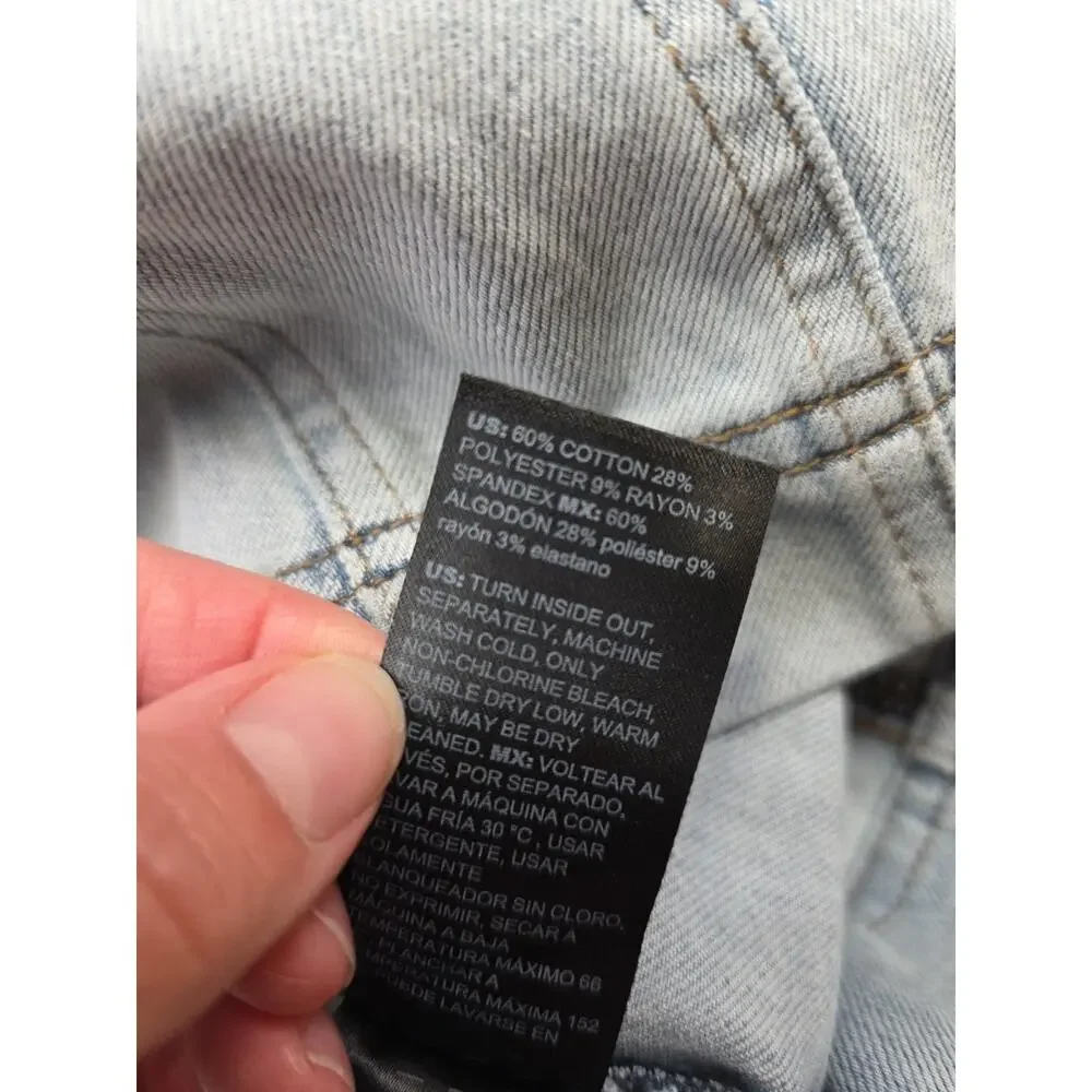 White House Black Market Dress Womens 0 Denim Jumper Sleeveless Belted - Picture 5 of 7